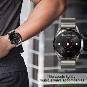 HUAWEI XEM GT 2 46mm kim loại dây đeo cổ tay Bluetooth Thể Tracker thông minh Watch, Kirin A1 Chip 23 CA5261SH 12 compressed