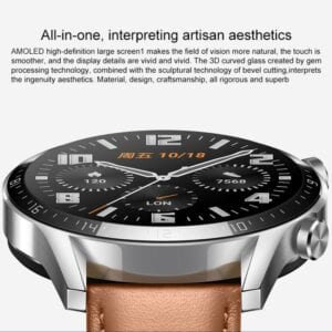 HUAWEI XEM GT 2 46mm kim loại dây đeo cổ tay Bluetooth Thể Tracker thông minh Watch, Kirin A1 Chip 17 CA5261SH 6 compressed