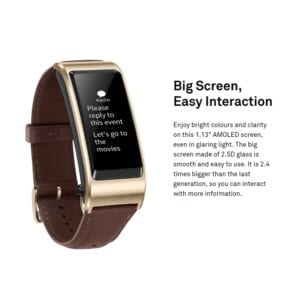Vòng đeo tay thông minh cho Android / iOS, 1.13 inch Huawei TalkBand B5 Bluetooth 4.2 tai nghe 15 WA0309H 4
