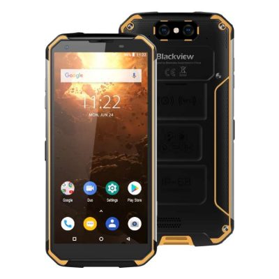 Điện thoại chắc chắn Blackview BV9500 Plus, 4GB + 64GB. IP68 / IP69K Chống bụi chống nước, Camera kép mặt sau, Pin 10000mAh, Nhận dạng khuôn mặt & Nhận dạng vân tay, Android 9.0 MTK Helio P70 Octa Core lên đến 2.1GHz, NFC, Sạc không dây, Mạng: 4G