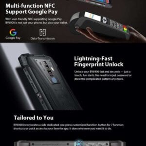 Điện thoại di động chính hãng Blackview BV6900 4GB + 64GB Android 4G 33 MPH1453E 12 compressed