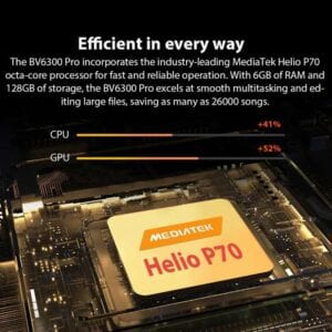 Blackview BV6300 Pro Điện thoại chắc chắn, 6GB + 128GB 50 MPH1480B 12 compressed