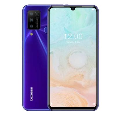 DooGEE N20 Pro, 6GB + 128GB Camera Quad Back, Nhận dạng vân tay, Pin 4400mAh, Màn hình notch nước 6,3 inch Android 10.0 MTK6771V / CA Helio P60 Octa Core lên đến 2.0 GHz, Mạng: 4G, SIM kép