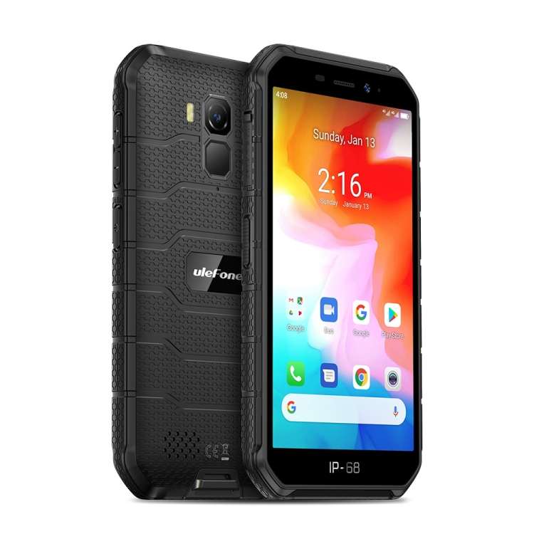 Điện thoại chắc chắn Ulefone Armor X7 Pro, 4GB + 32GB Chống nước chống bụi IP68 / IP69K, Nhận dạng khuôn mặt & vân tay, Pin 4000mAh, Android 5.0 MTK6761Vwe Quad Core 64-bit lên đến 1,8 GHz, Mạng: 4G, NFC, OTG (Vàng)