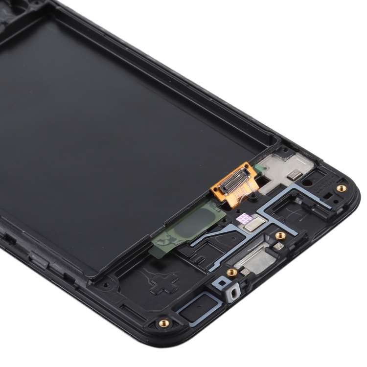 Vật liệu TFT Màn hình LCD và Bộ số hóa lắp ráp đầy đủ với khung cho Samsung Galaxy A30s (Đen)
