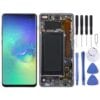 Màn hình LCD và Bộ số hóa hoàn chỉnh thêm bộ khung cho Galaxy S10+ (Đen)