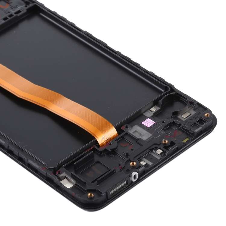 Vật liệu TFT Màn hình LCD và Bộ số hóa lắp ráp đầy đủ với khung cho Samsung Galaxy A7 (2018) / SM-A750F (Đen)