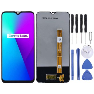Màn hình LCD lắp giáp đầy đủ và bộ số hóa đầy đủ cho OPPO Realme 3i / Realme 3 (Đen)