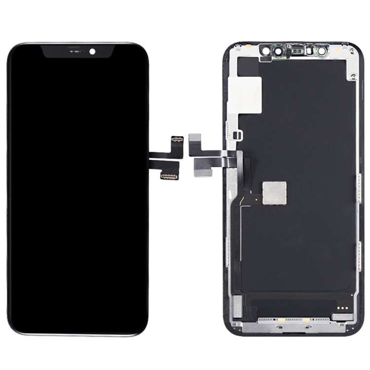 Vật liệu OLED Màn hình LCD và Bộ số hóa lắp ráp đầy đủ với khung cho iPhone 11 Pro (Đen) dt24h.com