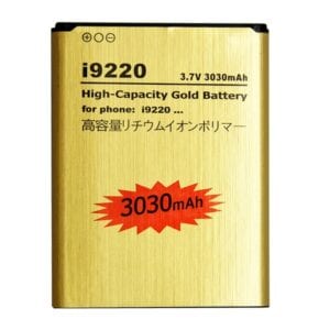 Pin vàng dung lượng cao 3030mAh cho Galaxy Note / i9220 / N7000