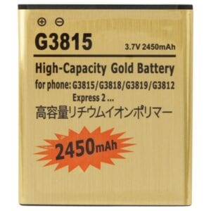 Pin thay thế vàng dung lượng cao 2450mAh cho Galaxy Express 2 / G3815 / G3818 / G3819 / G3812