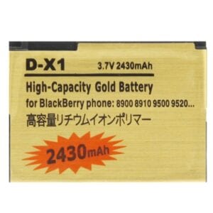 Pin doanh nghiệp phiên bản vàng dung lượng cao 2430mAh D-X1 cho BlackBerry 8900/8910/9500/9520