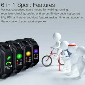 Vòng đeo tay điện thoại thông minh JAKCOM B6, Hỗ trợ theo dõi huyết áp 26 JAKCOM B6 12