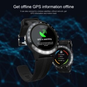 Đồng hồ thông minh Lokmat TK05 Màn hình cảm ứng IPS 1,3 inch IP67 GPS chống nước hỗ trợ cuộc gọi và phát nhạc qua Bluetooth / Theo dõi nhịp tim / Theo dõi huyết áp