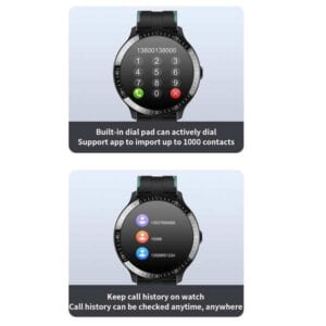 Đồng hồ thông minh MT16 1.28 inch TFT Màn hình màu IP67 chống nước dây da 27 MT16 11