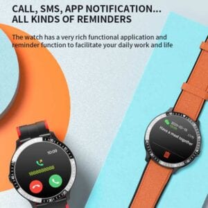 Đồng hồ thông minh MT16 1.28 inch TFT Màn hình màu IP67 chống nước dây da 28 MT16 12