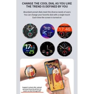 Đồng hồ thông minh MT16 1.28 inch TFT Màn hình màu IP67 chống nước dây da 29 MT16 13