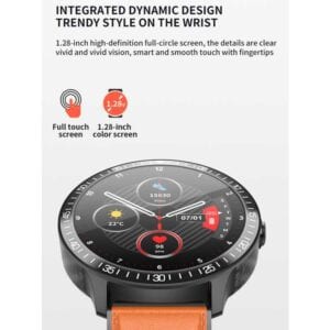 Đồng hồ thông minh MT16 1.28 inch TFT Màn hình màu IP67 chống nước dây da 30 MT16 14