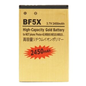 Pin doanh nghiệp vàng dung lượng cao BF5X 2450mAh cho Motorola ME525