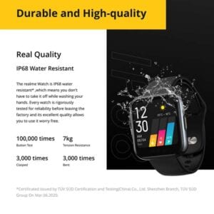 Đồng hồ Realme 1 Màn hình cảm ứng màu 1,4 inch Đồng hồ thông minh chống nước IP68 27 Realme 1 11