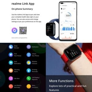 Đồng hồ Realme 1 Màn hình cảm ứng màu 1,4 inch Đồng hồ thông minh chống nước IP68 28 Realme 1 12