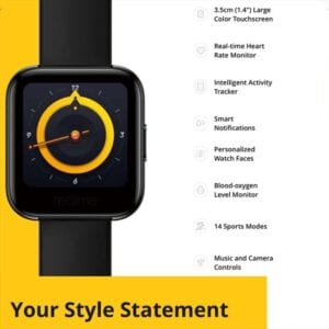 Đồng hồ Realme 1 Màn hình cảm ứng màu 1,4 inch Đồng hồ thông minh chống nước IP68 24 Realme 1 8