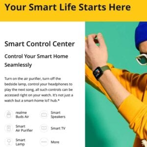 Đồng hồ Realme 1 Màn hình cảm ứng màu 1,4 inch Đồng hồ thông minh chống nước IP68 25 Realme 1 9