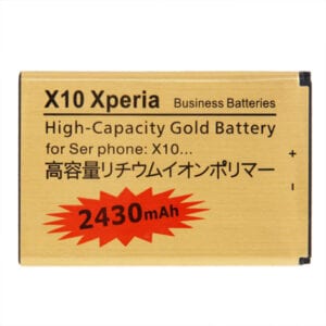 Pin doanh nghiệp vàng dung lượng cao 2430mAh cho Sony Ericsson Optimus X10 Xperia