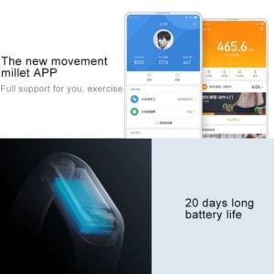 Vòng đeo tay Xiaomi Mi Band 3 chính hãng, Chống thấm nước khi bơi 50m 17 Xiaomi Mi Band 3 7