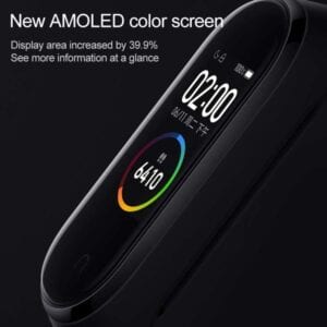 Vòng đeo tay Xiaomi Mi Smart Band 4 phiên bản quốc tế chính hãng, Màn hình màu AMOLED 0,95 inch (đen) 24 Xiaomi Mi Band 4 9