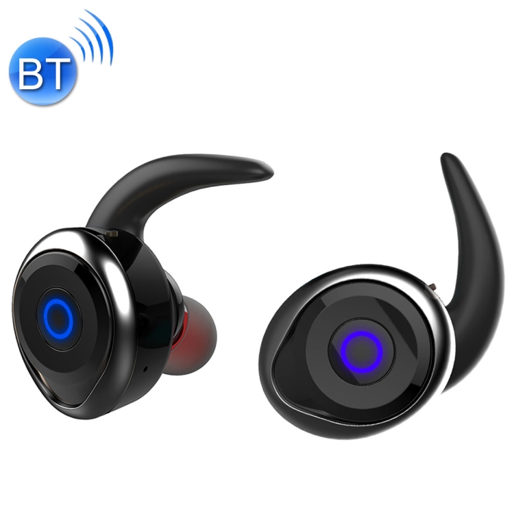 Tai nghe thể thao AWEI T1 Tai nghe âm thanh nổi không dây Bluetooth V4.2 chống nước IPX4, hỗ trợ TWS (Đen)