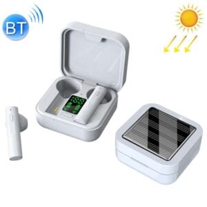 Air6 Plus Bluetooth 5.0 Mini sạc năng lượng mặt trời Tai nghe Bluetooth không dây thể thao với hộp sạc