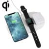 Bộ sạc không dây QI 3 trong 1 cho iPhone & AirPods & Apple Watch