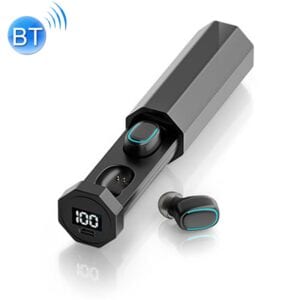 C1 Bluetooth 5.0 TWS Touch Polygonal Digital Display Tai nghe Bluetooth không dây đích thực có hộp sạc