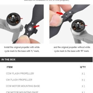 Cánh quạt cho DJI Mavic Air 2 có độ ồn thấp STARTRC 1 cặp Đèn nháy LED màu có thể gập lại 7238 27 DJI Mavic Air 2 11