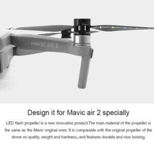 Cánh quạt cho DJI Mavic Air 2 có độ ồn thấp STARTRC 1 cặp Đèn nháy LED màu có thể gập lại 7238 19 DJI Mavic Air 2 3 3