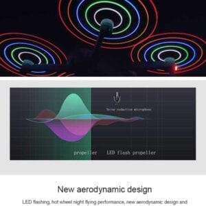 Cánh quạt cho DJI Mavic Air 2 có độ ồn thấp STARTRC 1 cặp Đèn nháy LED màu có thể gập lại 7238 20 DJI Mavic Air 2 4 3