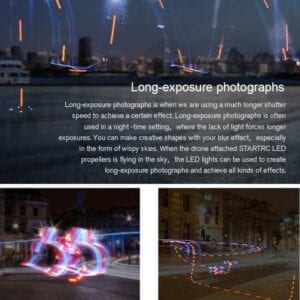 Cánh quạt cho DJI Mavic Air 2 có độ ồn thấp STARTRC 1 cặp Đèn nháy LED màu có thể gập lại 7238 21 DJI Mavic Air 2 5 3