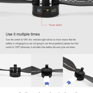 Cánh quạt cho DJI Mavic Air 2 có độ ồn thấp STARTRC 1 cặp Đèn nháy LED màu có thể gập lại 7238 23 DJI Mavic Air 2 7