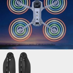 Cánh quạt cho DJI Mavic Air 2 có độ ồn thấp STARTRC 1 cặp Đèn nháy LED màu có thể gập lại 7238 24 DJI Mavic Air 2 8