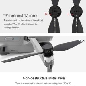 Cánh quạt cho DJI Mavic Air 2 có độ ồn thấp STARTRC 1 cặp Đèn nháy LED màu có thể gập lại 7238 25 DJI Mavic Air 2 9