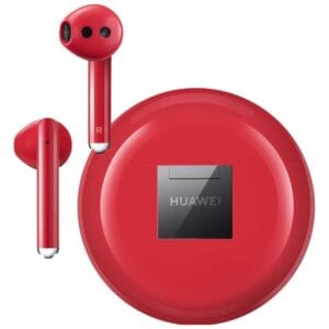 Huawei FreeBuds 3 Tai nghe Bluetooth không dây âm thanh nổi có hộp sạc, hỗ trợ cảm biến giọng nói qua xương & tự động ghép nối cửa sổ bật lên & sạc không dây (Màu đỏ)