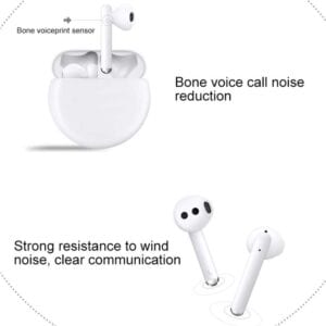 Tai nghe Huawei FreeBuds 3 Bluetooth không dây âm thanh nổi có hộp sạc, hỗ trợ cảm biến giọng nói qua xương & tự động ghép nối cửa sổ bật lên & sạc không dây (Màu đỏ) 19 Huawei FreeBuds 3 5