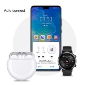 Tai nghe Huawei FreeBuds 3 Bluetooth không dây âm thanh nổi có hộp sạc, hỗ trợ cảm biến giọng nói qua xương & tự động ghép nối cửa sổ bật lên & sạc không dây (Màu đỏ) 22 Huawei FreeBuds 3 8