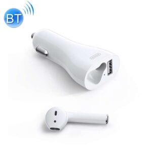 JOYROOM JR-CP1 Bluetooth 5.0 Đa chức năng Sạc nhanh Bộ sạc USB trên ô tô với tai nghe không dây