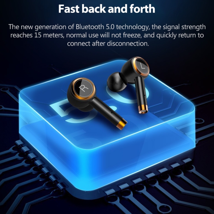Tai nghe không dây L2 TWS Stereo Bluetooth 5.0 có hộp sạc, hỗ trợ ghép nối tự động
