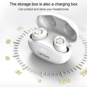 Tai nghe Bluetooth không dây cảm ứng Bluetooth 5.0 chống nước Lenovo X18 IPX4 chính hãng có hộp sạc, hỗ trợ cuộc gọi & Siri