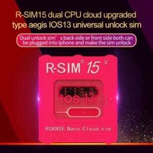 R-SIM 15 Dual CPU Aegis Cloud Phiên bản nâng cấp Thẻ mở khóa đa năng hệ thống iOS 13 cho iPhone 11 Pro Max, iPhone 11 Pro, iPhone 11, iPhone X, iPhone XS, iPhone 8 & 8 Plus