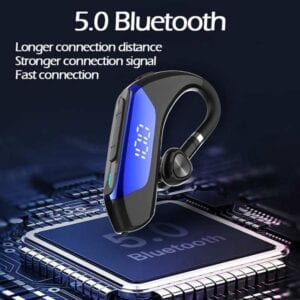S08 Bluetooth 5.0 Màn hình LED Tai nghe Bluetooth không dây, Phiên bản chống nước