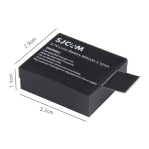 3.7V 900mAh 3.33Wh Pin Lithium có thể sạc lại cho SJ4000 / SJ5000 / SJ6000 / SJ7000 Camera hành động thể thao DVR DV